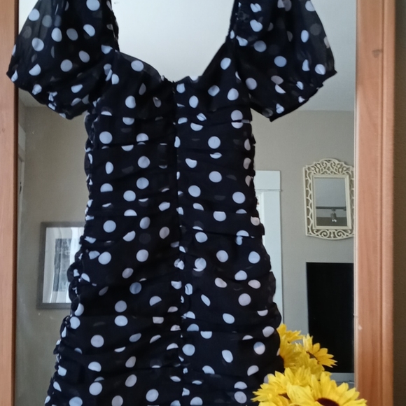 Urban Outfitters Dresses & Skirts - Urban Outfitters Polka Dot Mini Dress XS